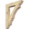 Ekena Millwork Balboa Slat Rough Sawn Bracket, Douglas Fir, 6"W x 38"D x 46"H BKT06X38X46BOA06RDF - alternate 1